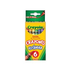 CRAYON CERA REDONDO 6PZ
