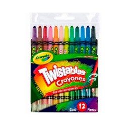CRAYON CERA TWISTEABLES 12PZ