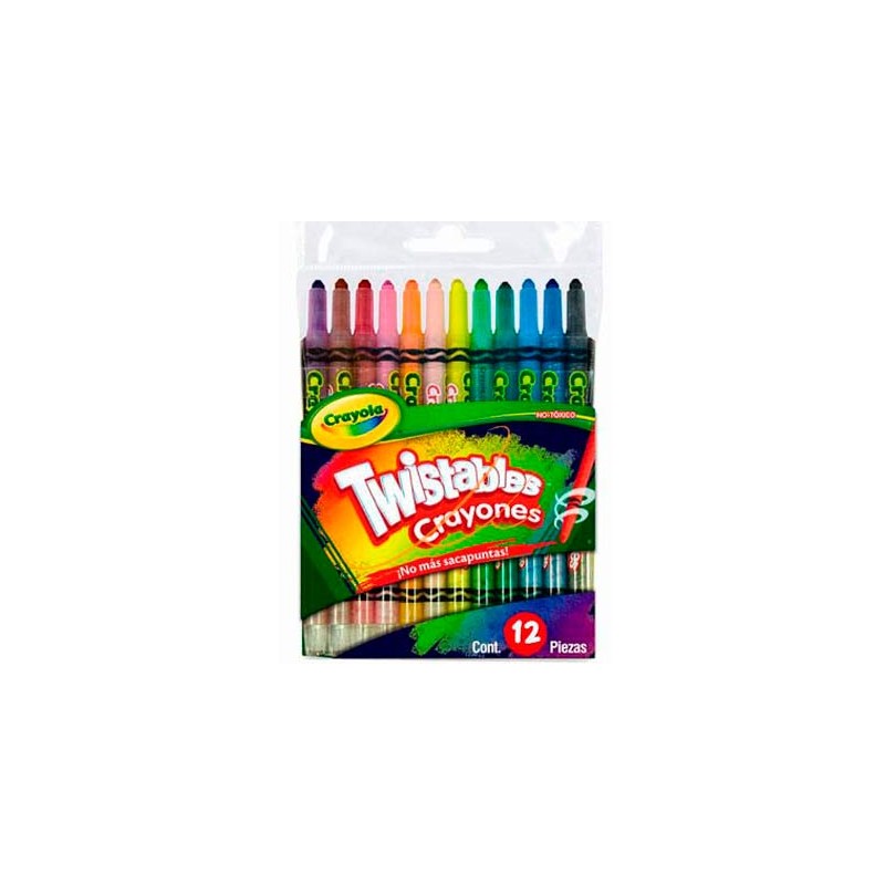 CRAYON CERA TWISTEABLES 12PZ