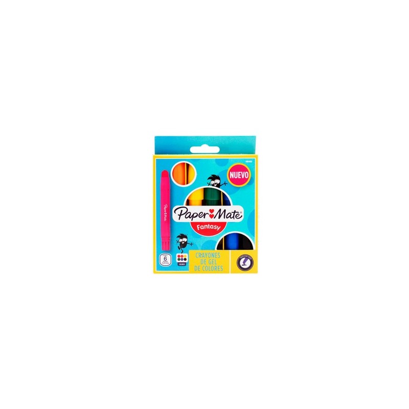 CRAYON GEL GRUESO 6 PZ