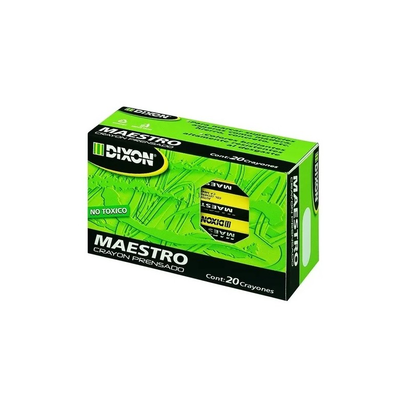 CRAYON PRENSADO MAESTRO 20PZ