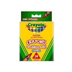 CRAYON TRIANGULAR JUMBO 24PZ
