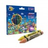 CRAYONES DE CERA REDONDOS DELGADOS 12PZ