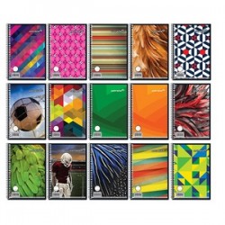 CUADERNO 1/8 ESPIRAL 50H