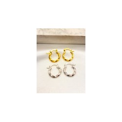 Arracada Torsal Perlas