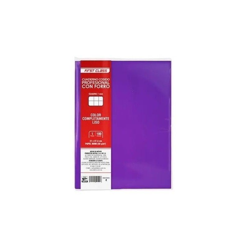 CUADERNO PROFESIONAL COSIDO FORRADO 100H