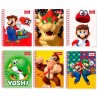 CUADERNO PROFESIONAL PASTA SEMI RIGIDA MARIO BROS RAYA 100H