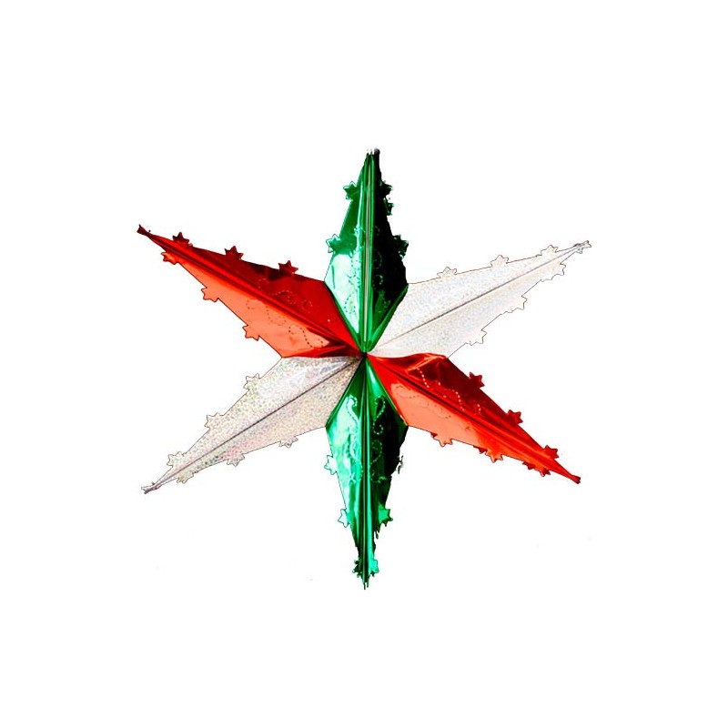 ESTRELLA SENCILLA TRICOLOR