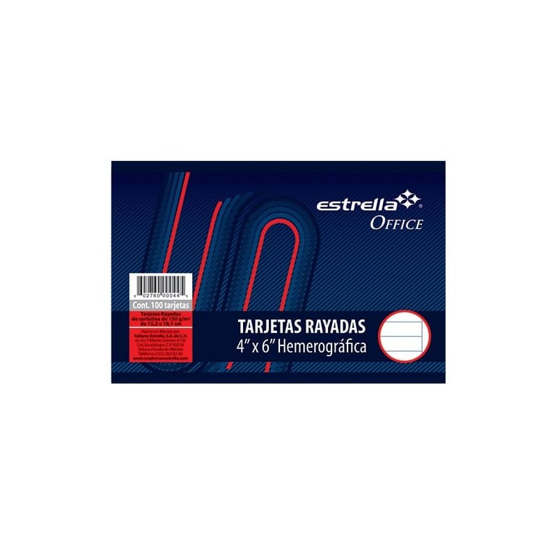 FICHA HEMEROGRAFICAS 4X6 100PZ