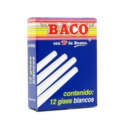 GIS MOLDEADO BLANCO 12PZ