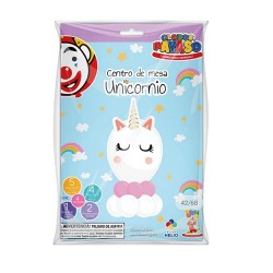 GLOBOS PARA CENTRO DE MESA UNICORNIO 10PZS