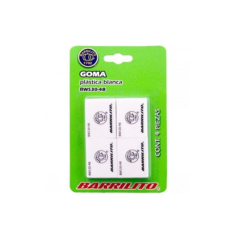 GOMA BLANCA SINTETICA 4PZ