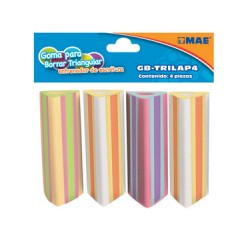 GOMA TRIANGULAR SINTETICA 4PZ