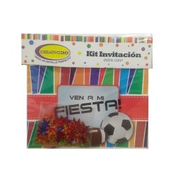 INVITACION DOBLE CUMPLEAÑOS C/8