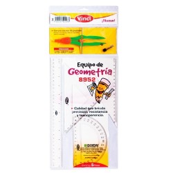 JUEGO DE GEOMETRIA MEDIANO CON COMPAS