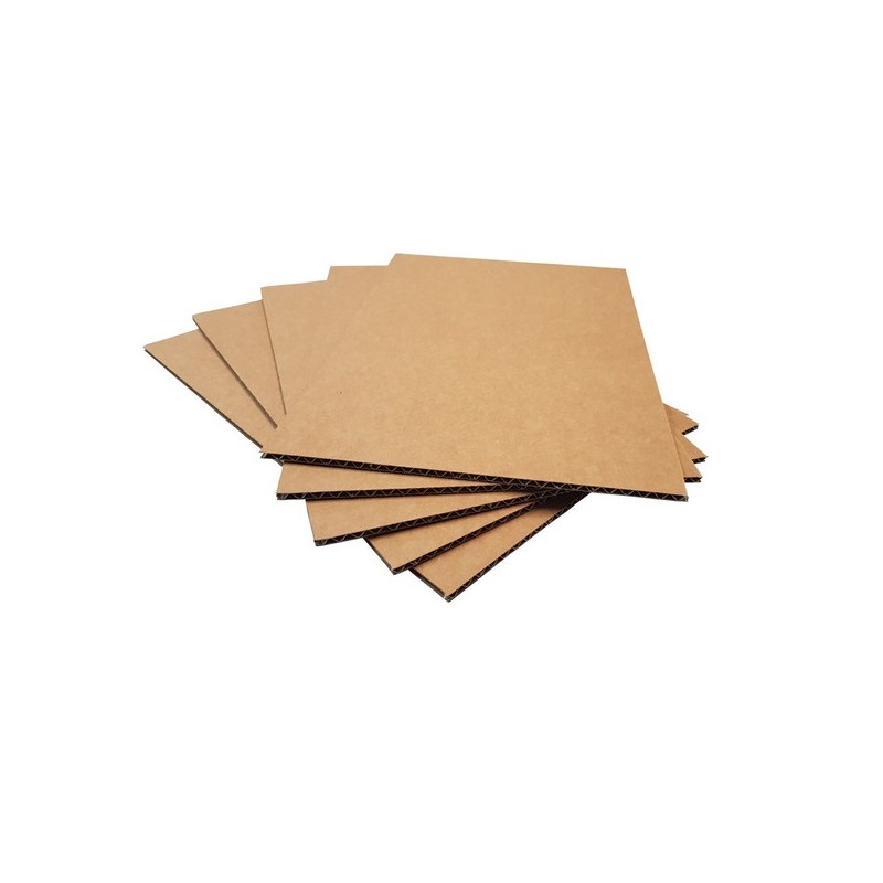 LAMINA DE CARTON CORRUGADO MICRO 2CARAS T.0.95X100CMS