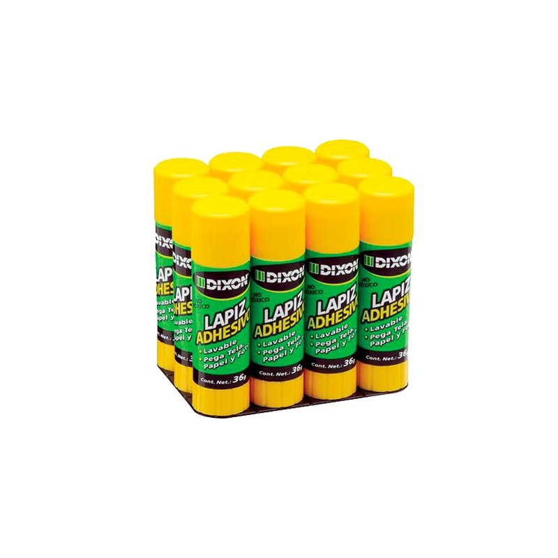 LAPIZ ADHESIVO 36 GRS 12 PZAS.