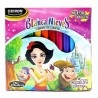 LAPIZ DE COLOR BLANCA NIEVES CORTO 12PZ