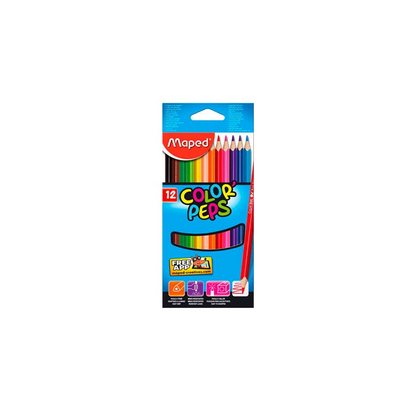 LAPIZ DE COLOR COLOR PEPS 12PZ