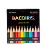 LAPIZ DE COLOR CORTOS BACOIRIS 12PZ