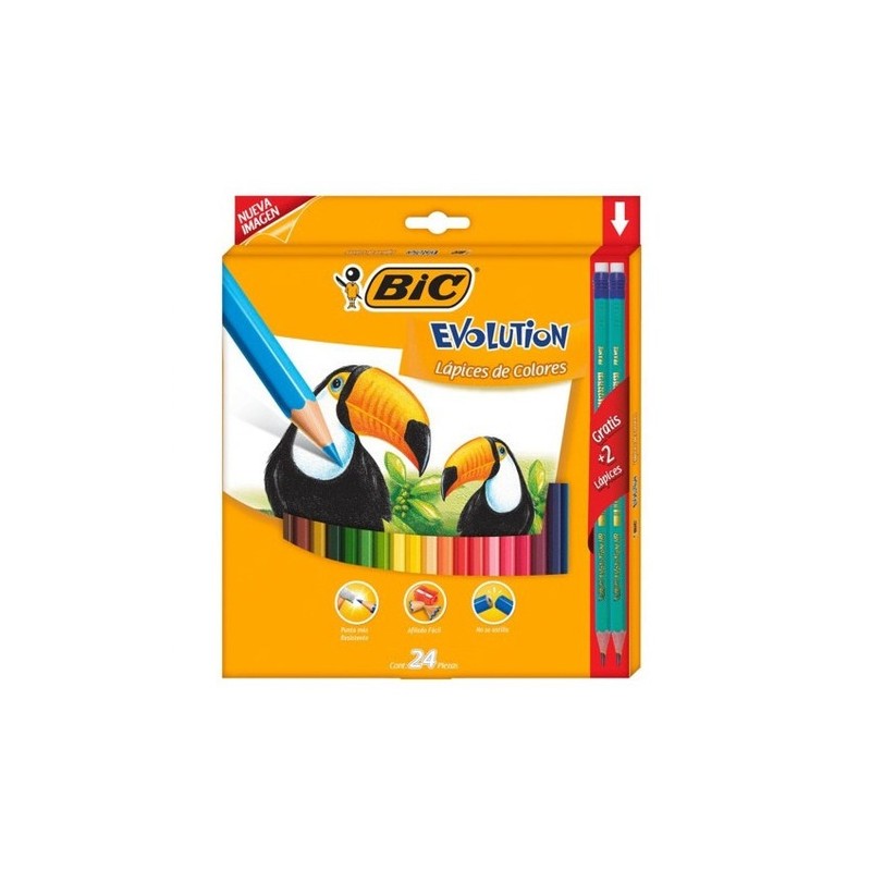 LAPIZ DE COLOR EVOLUTION 24 PZ