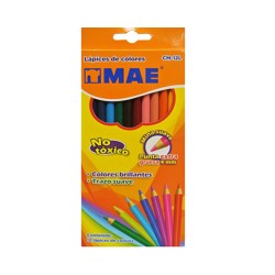 LAPIZ DE COLOR LARGO 12PZ