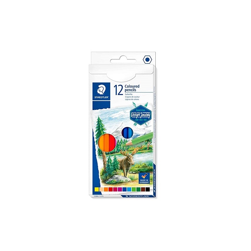 LAPIZ DE COLOR HEXAGONAL 12 PZ