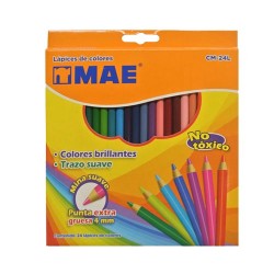 LAPIZ DE COLOR LARGO 24PZ