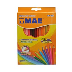 LAPIZ DE COLOR LARGO 36PZ
