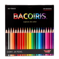 LAPIZ DE COLOR LARGOS BACOIRIS 24PZ