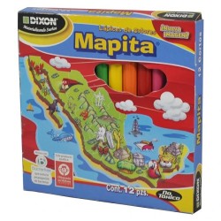 LAPIZ DE COLOR MAPITA CORTO 12PZ
