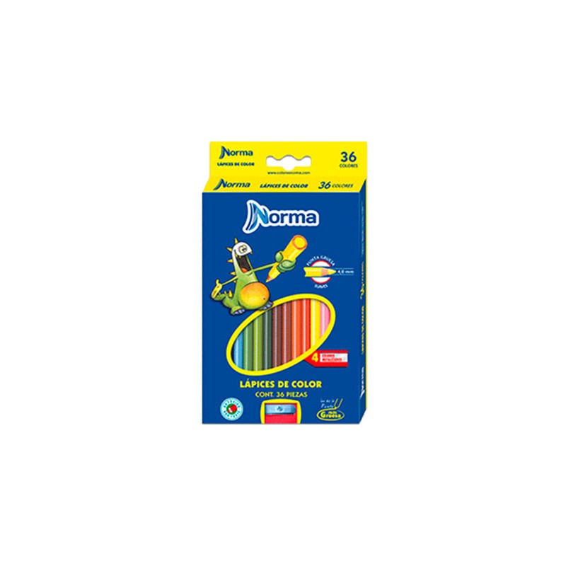 LAPIZ DE COLOR NORMA 36PZ