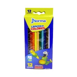 LAPIZ DE COLOR NORMA REDONDO 12PZ
