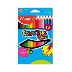 LAPIZ DE COLOR PEPS MAXI 12