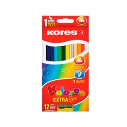 LAPIZ DE COLOR TRIANGULAR 3MM 12PZ