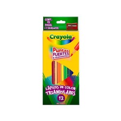 LAPIZ DE COLOR TRIANGULAR 12PZ