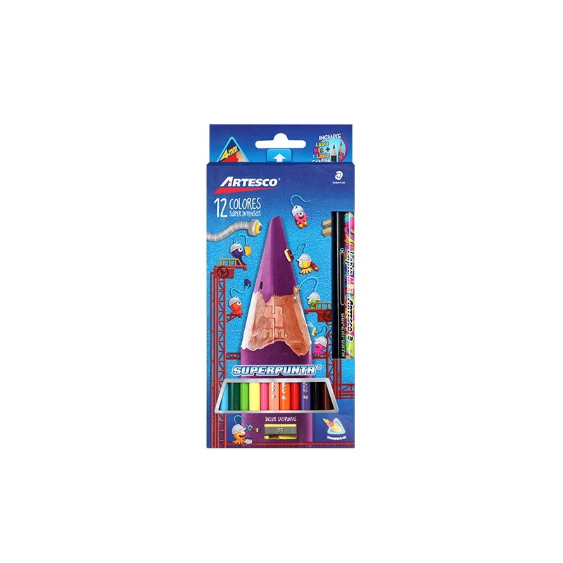 LAPIZ DE COLOR TRIANGULAR 4MM 12PZ