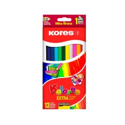 LAPIZ DE COLOR TRIANGULAR 4MM 13PZ