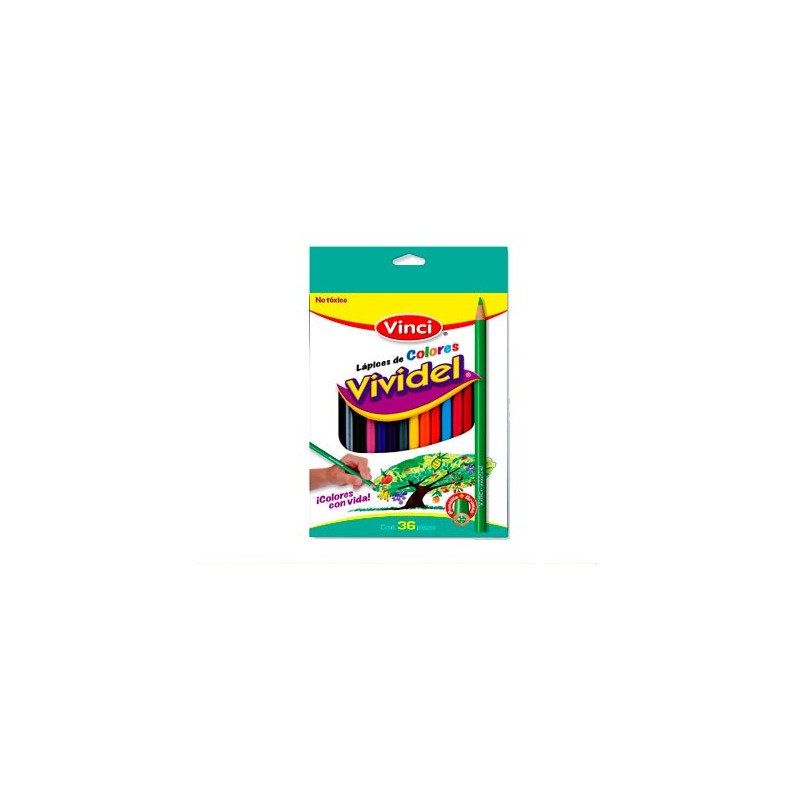 LAPIZ DE COLOR VIVIDEL 36 PZ