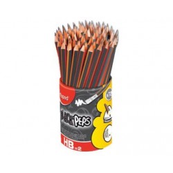 LAPIZ DE GRAFITO 2 BLACK PEPS TRIANGULAR 72PZ