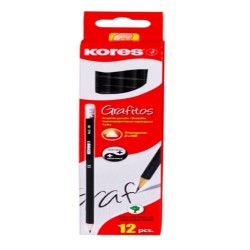 LAPIZ GRAFITO TRIANGULAR No2 12PZ