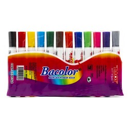 MARCADOR BASE AGUA BACOLOR 12PZ