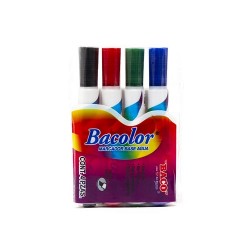MARCADOR BASE AGUA BACOLOR 4PZ