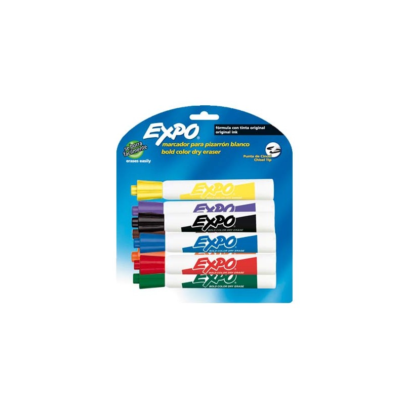 MARCADOR PARA PIZARRON EXPO SURTIDO 8PZ