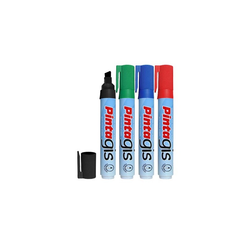 MARCADOR PARA PIZARRÓN PUNTA CINCEL 4PZ