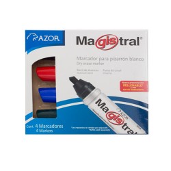 MARCADOR PARA PIZARRON SURTIDO 4PZ