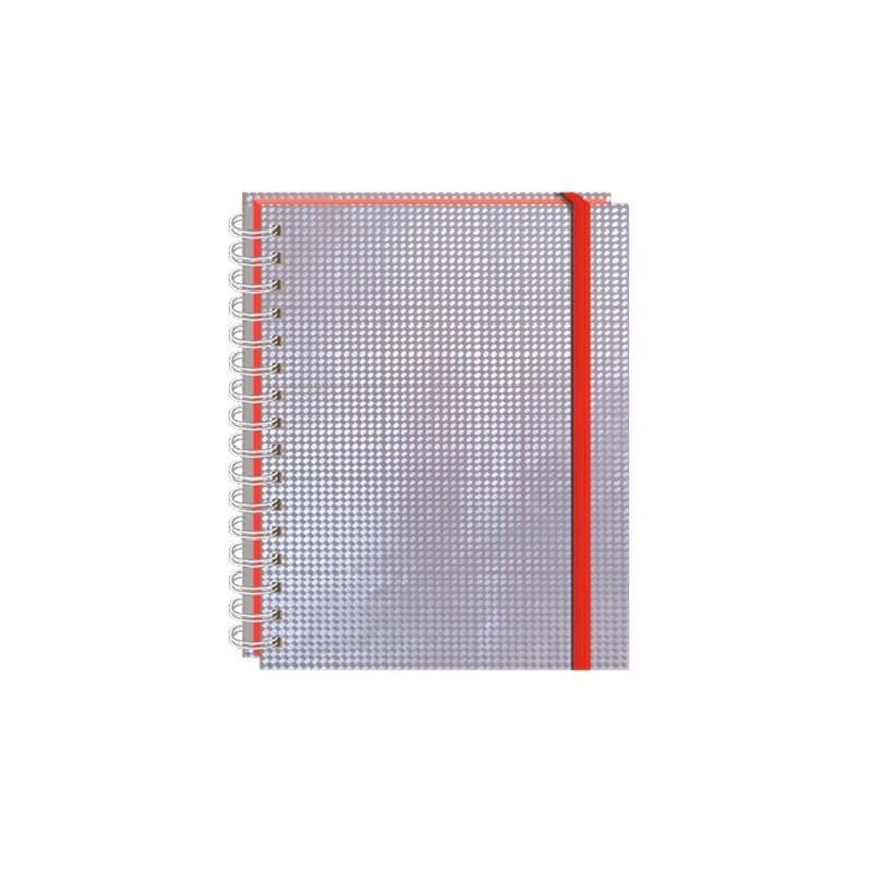 LIBRETA BOOK PORTOFINO METALICO ROMBOS 100H