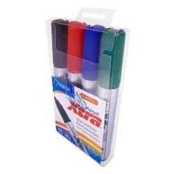 MARCADOR PERMANENTE XTRA SURT 4PZ