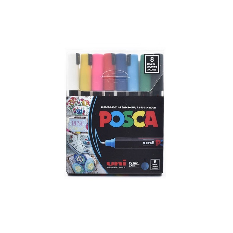 MARCADOR POSCA ULTRAFINO 8PZ