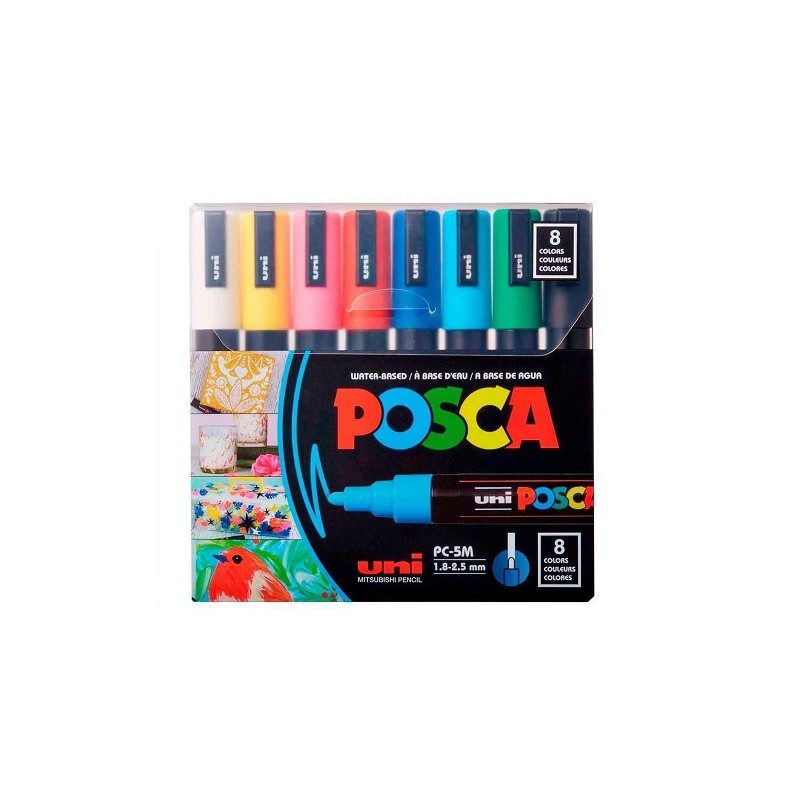 MARCADOR PUNTA BALA 8PZ